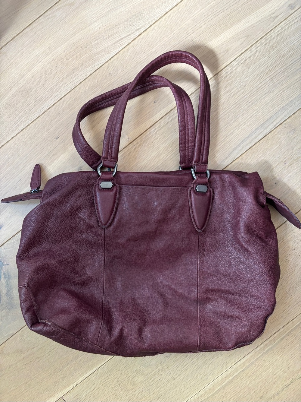 Liebeskind Burgundy Leather Shoulder Bag